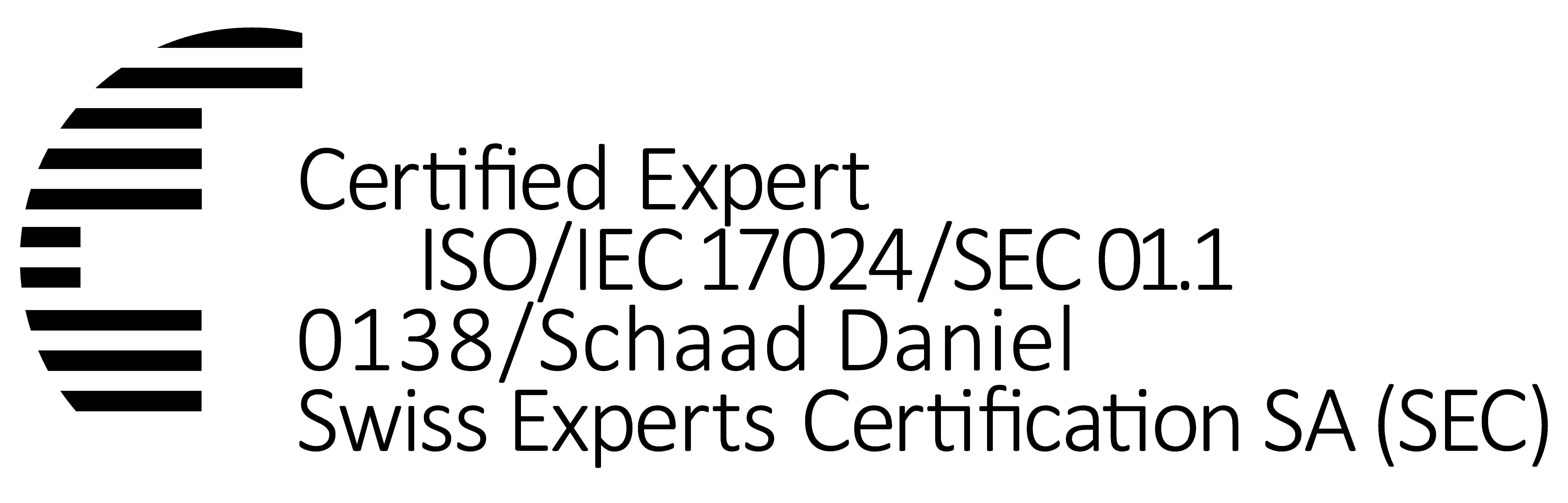Swiss Experts Certification CA Daniel Schaad