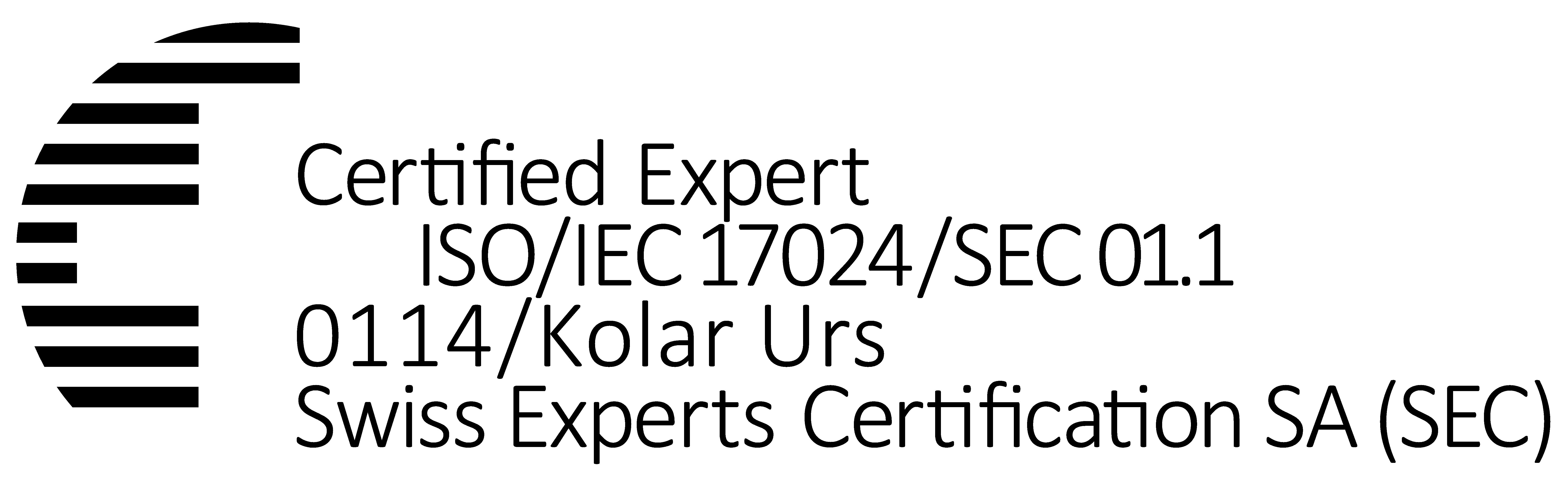 Swiss Experts Certification CA Urs Kolar